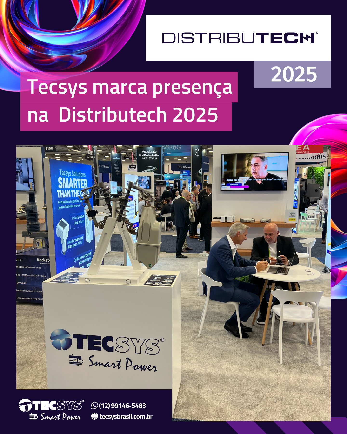 Tecsys marca presença na Distributech 2025